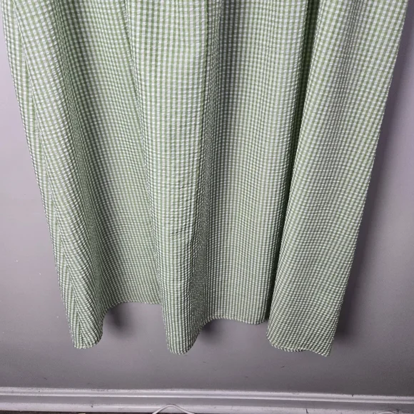 Emery Rose Green Plaid Dress Plus Size 1XL - Picture 5 of 8